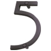 Atlas Homewares Modern Avalon Address Number 5 Aged Bronze