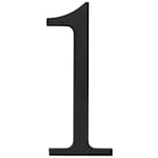 Atlas Homewares Traditionalist Address Number 1 Matte Black