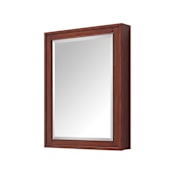 Avanity Madison Collection 32" x 24" Single Door Framed Medicine Cabinet with Beveled Mirror Tobacco