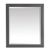 Avanity Allie / Austen 28" W x 32" H Contemporary Rectangular Framed Bathroom Mirror Twilight Gray with Gold Trim