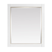 Avanity Allie 28" W x 32" H Transitional Rectangular Wood Framed Bathroom Wall Mirror White