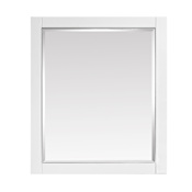 Avanity Allie 28" W x 32" H Transitional Rectangular Wood Framed Bathroom Wall Mirror White