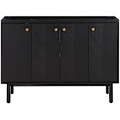Avanity Adele 48" Single Free Standing Vanity Cabinet Only - Less Vanity Top Black