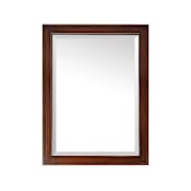 Avanity 24" W x 32" H Rectangular Framed Bathroom Wall Mirror New Walnut