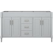 Avanity Bristol 60" Double Free Standing Vanity Cabinet Only - Less Vanity Top Light Gray