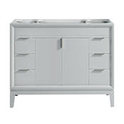 Avanity Emma 42" Single Free Standing Wood Vanity Cabinet Only - Less Vanity Top Dove Gray