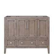 Avanity Everette 42" Single Free Standing Vanity Cabinet Only - Less Vanity Top Gray Oak