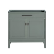 Avanity Madison 36" Single Free Standing Vanity Cabinet Only - Less Vanity Top Smoke Green
