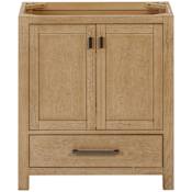 Avanity Modero 30" Single Free Standing Vanity Cabinet Only - Less Vanity Top Brushed Oak