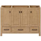 Avanity Modero 48" Single Free Standing Vanity Cabinet Only - Less Vanity Top Brushed Oak