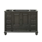 Avanity Thompson 48" Single Free Standing Vanity Cabinet Only – Less Vanity Top Charcoal Glaze