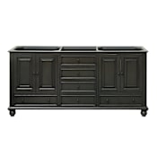 Avanity Thompson 72" Vanity Double Free Standing Vanity Cabinet Only – Less Vanity Top Charcoal Glaze