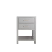 Avanity Brooks 24" Single Free Standing Wood Vanity Cabinet Only - Less Vanity Top Chilled Gray