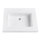 Avanity VersaStone 25" Acrylic Vanity Top with Integrated Sink White