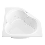 Avano Luxury Suite 59-1/4" Acrylic Air / Whirlpool Bathtub for Drop-In Installations with Center Drain White