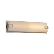 Avenue Lighting Cermack St. 26" Wide LED Bath Bar with Rectangular Shade Brushed Nickel
