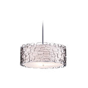 Avenue Lighting Ventura Blvd. 4 Light 21" Wide Drum Chandelier Polished Nickel