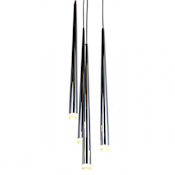 Avenue Lighting Highland Ave. 30" Wide Multi Light Pendant Chrome