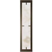 Avenue Lighting Sedona 28" Tall Wall Sconce Alabaster / Aged Brass
