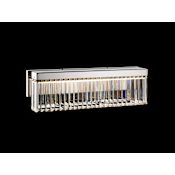 Avenue Lighting Broadway 7" Tall Wall Sconce Polished Nickel