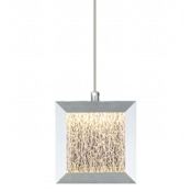 Avenue Lighting Brentwood 9" Wide Mini Pendant Brushed Aluminum