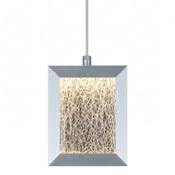 Avenue Lighting Brentwood 8" Wide Mini Pendant Brushed Aluminum