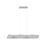Avenue Lighting Seoul 55" Wide LED Abstract Chandelier Chrome