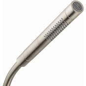 Axor Starck Multi Function Hand Shower with 2 Spray Settings Less Hose - Engineered in Germany, Limited Lifetime Warranty Brushed Nickel