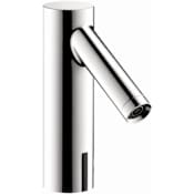 Axor Starck .5 GPM Electronic Sensor Single Hole Bathroom Faucet with Pre-set Temperature Control Less Drain Assembly - Engineered in Germany, Limited Lifetime Warranty Chrome