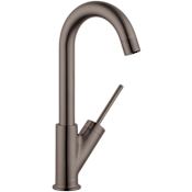 Axor Starck Bar Faucet with Joystick Handle - Engineered in Germany, Lifetime Warranty Brushed Black Chrome