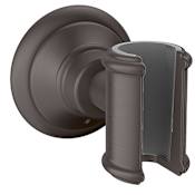 Axor Montreux Handshower Holder - Engineered in Germany, Limited Lifetime Warranty Brushed Black Chrome