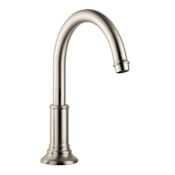 Axor Montreux Tub Spout Deck Mounted Non Diverter High Arc - Engineered in Germany, Limited Lifetime Warranty Brushed Nickel