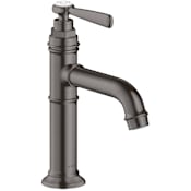 Axor Montreux 1.2 (GPM) Single Hole Bathroom Faucet - Engineered in Germany, Limited Lifetime Warranty Brushed Black Chrome