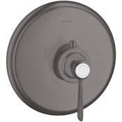 Axor Montreux Thermostatic Valve Trim Less Valve - Engineered in Germany, Limited Lifetime Warranty Brushed Black Chrome