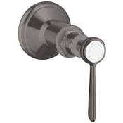 Axor Montreux Volume Control Trim Less Valve - Engineered in Germany, Limited Lifetime Warranty Brushed Black Chrome