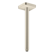 Axor ShowerSolutions 12-3/8" Ceiling Mounted Shower Arm and Flange Brushed Nickel