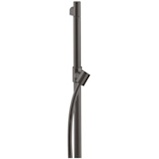 Axor Starck Organic 36" Slide Bar with Hand Shower Hose - Engineered in Germany, Limited Lifetime Warranty Brushed Black Chrome