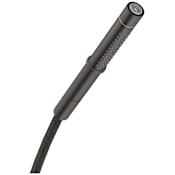 Axor ShowerComposition 2.5 GPM Single Function Baton Hand Shower with QuickClean Brushed Black Chrome
