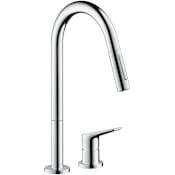 Axor Citterio M 1.5 GPM Widespread Pull Down Kitchen Faucet Chrome