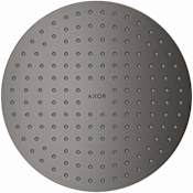 Axor ShowerSolutions 1.75 GPM Multi Function Rain Shower Head with Quick Clean Brushed Black Chrome