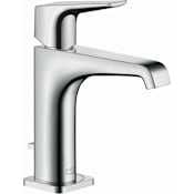 Axor Citterio E 1.2 GPM Single Hole Bathroom Faucet with Pop-Up Drain Assembly Chrome
