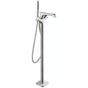 Axor Citterio E Floor Mounted Tub Filler with Built-in Diverter - Includes Hand Shower Chrome