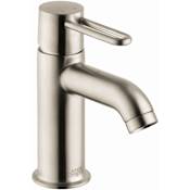 Axor Uno 1.2 GPM Single Hole Bathroom Faucet with Drain Assembly - Engineered in Germany, Limited Lifetime Warranty Brushed Nickel
