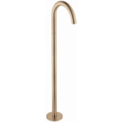 Axor Uno Loop Floor Mounted 8-7/8" Tub Spout - Engineered in Germany, Limited Lifetime Warranty Brushed Bronze