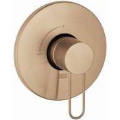 Axor Uno Loop Single Function Pressure Balanced Valve Trim Only Less Rough In - Engineered in Germany, Limited Lifetime Warranty Brushed Bronze