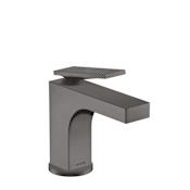 Axor Citterio 1.2 GPM Single Hole Bathroom Faucet with ComfortZone, EcoRight, Quick Clean and Pop-Up Drain Assembly Brushed Black Chrome