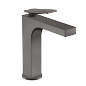 Axor Citterio 1.2 GPM Single Hole Bathroom Faucet with ComfortZone, EcoRight, Quick Clean and Pop-Up Drain Assembly Brushed Black Chrome