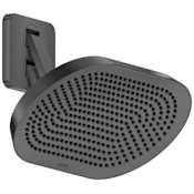 Axor ShowerSphere 1.75 GPM Modern 15" Multi Function Rain Shower Head with Adjustable Shower Arm - Less Rough In Brushed Black Chrome