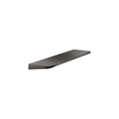 Axor Universal Circular 7-3/4" Wide Metal Bath Caddy Brushed Black Chrome