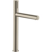 Axor Uno 1.2 GPM Single Hole Bathroom Faucet - Engineered in Germany, Limited Lifetime Warranty Brushed Nickel